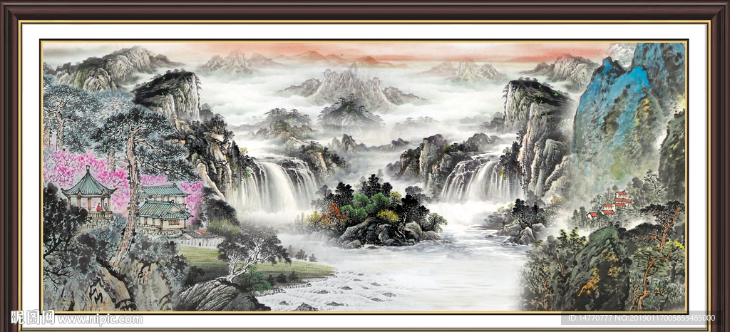 山水国画