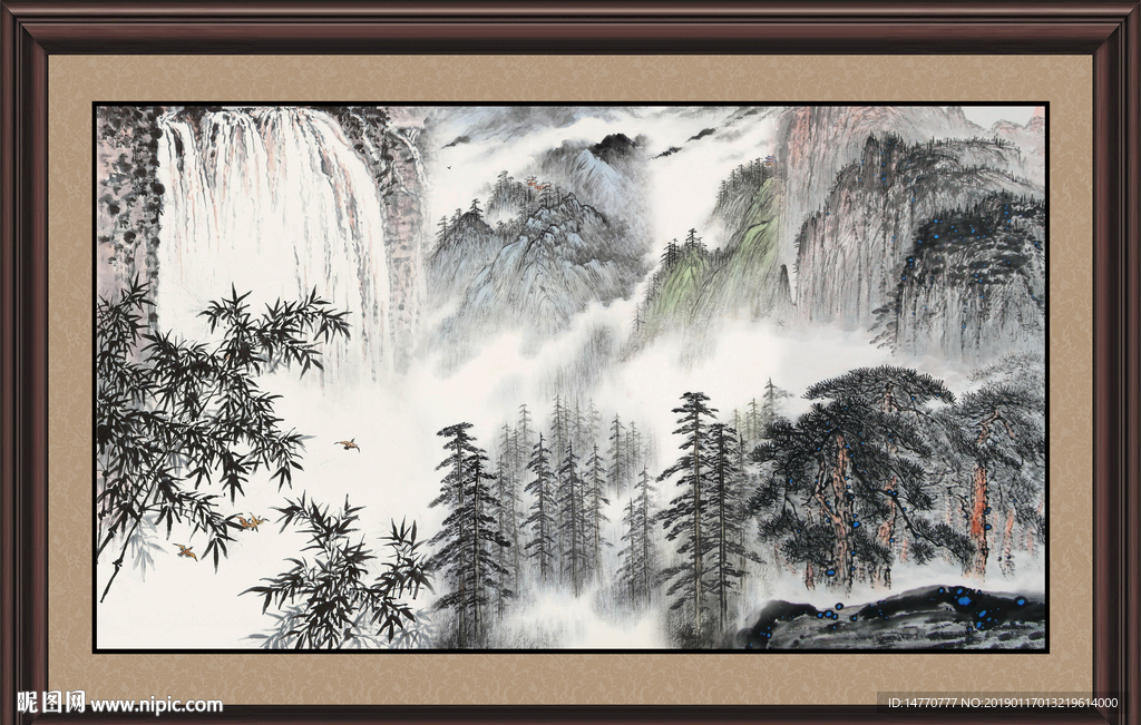 山水国画