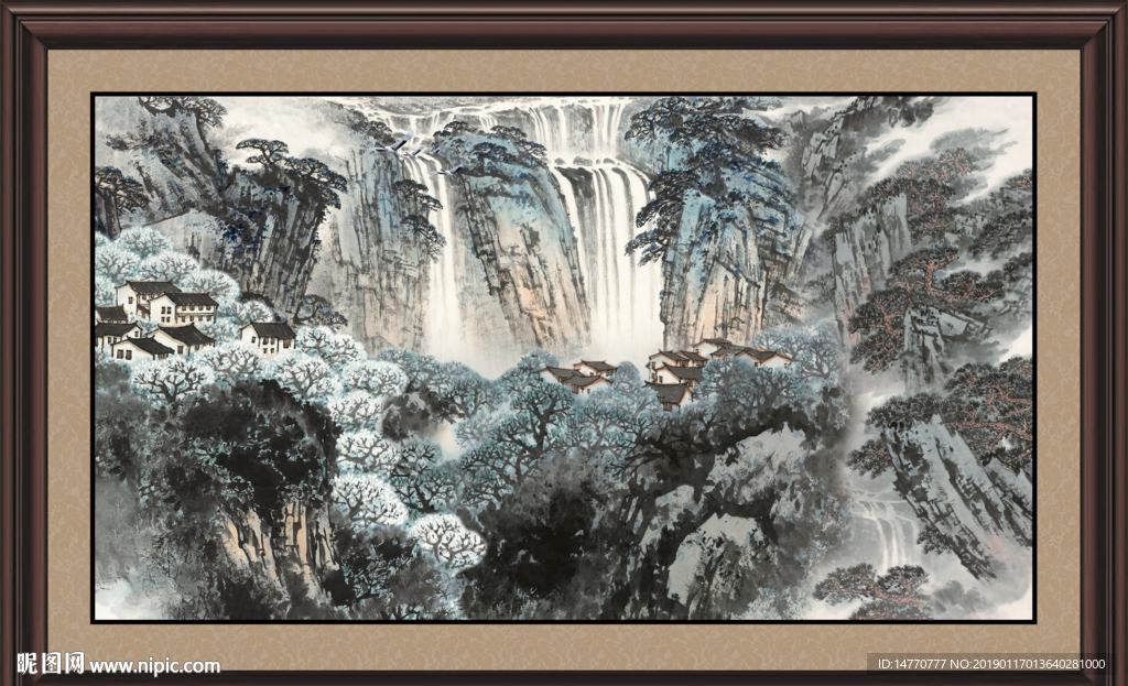 山水国画