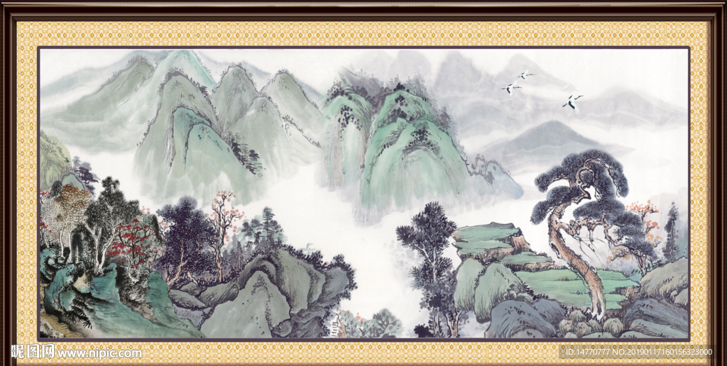 国画山水