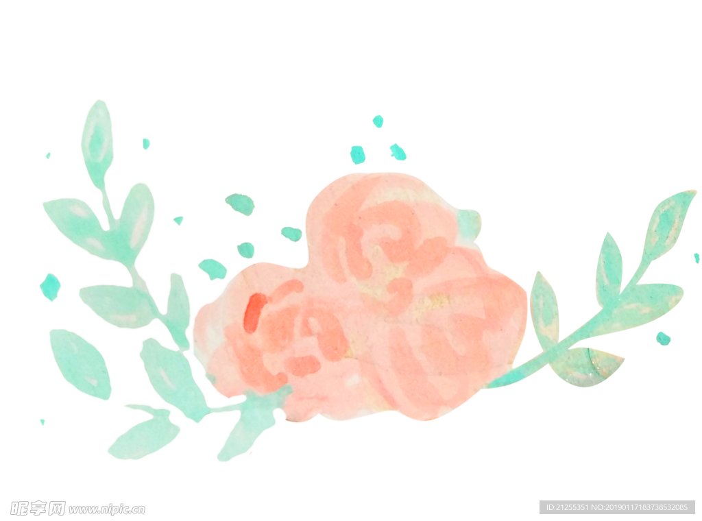 手绘花卉