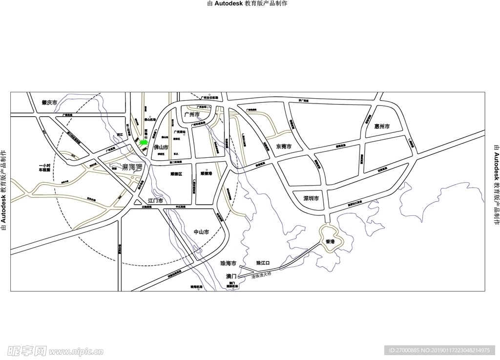 区域模型图