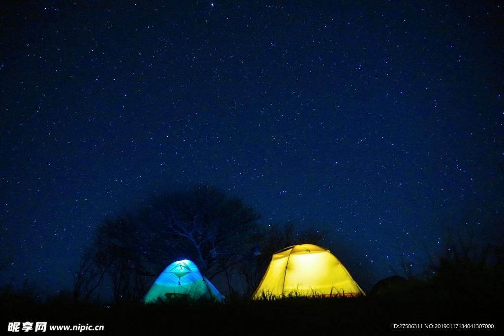 星空  露营