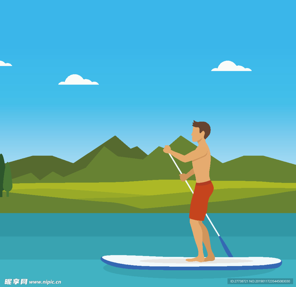 卡通运动图片