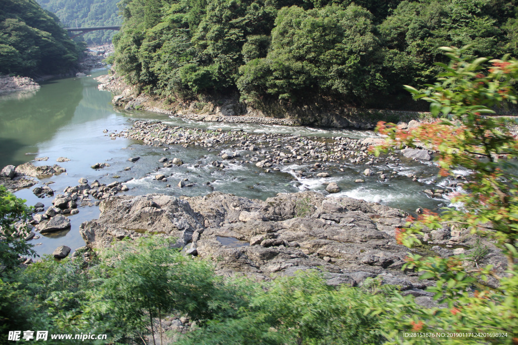 日本摄影素材小溪河流