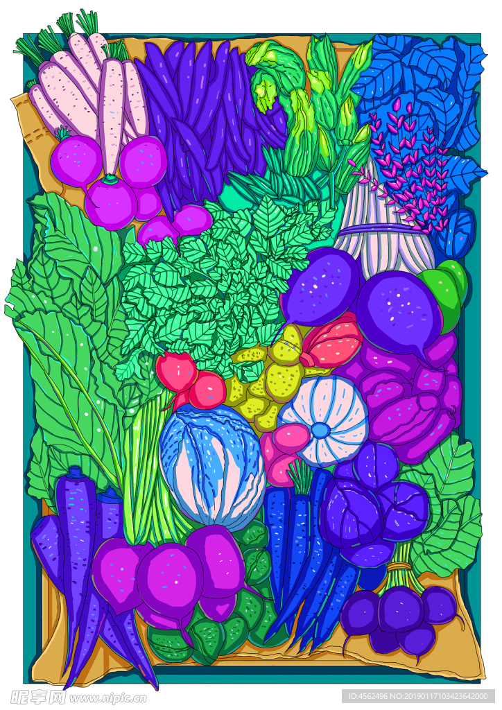 蔬菜插画