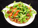辣椒炒香肠