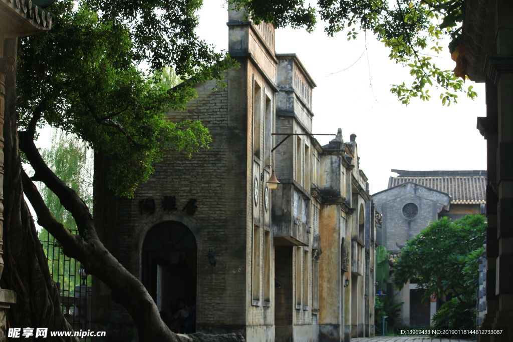 风景 开平碉楼 色 彩  建筑