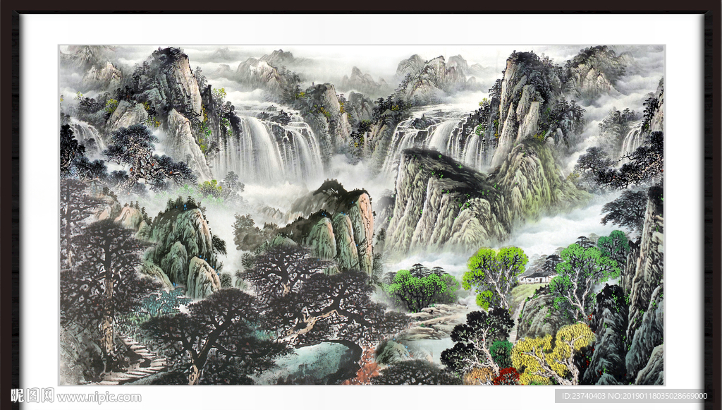 国画山水