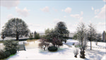别墅游园雪景效果图jpg