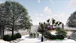 别墅游园雪景效果图jpg