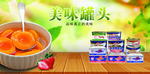 罐头  水果罐头 肉罐头