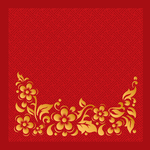 2019年 红色背景 新年快乐