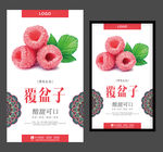 覆盆子海报覆盆子展板
