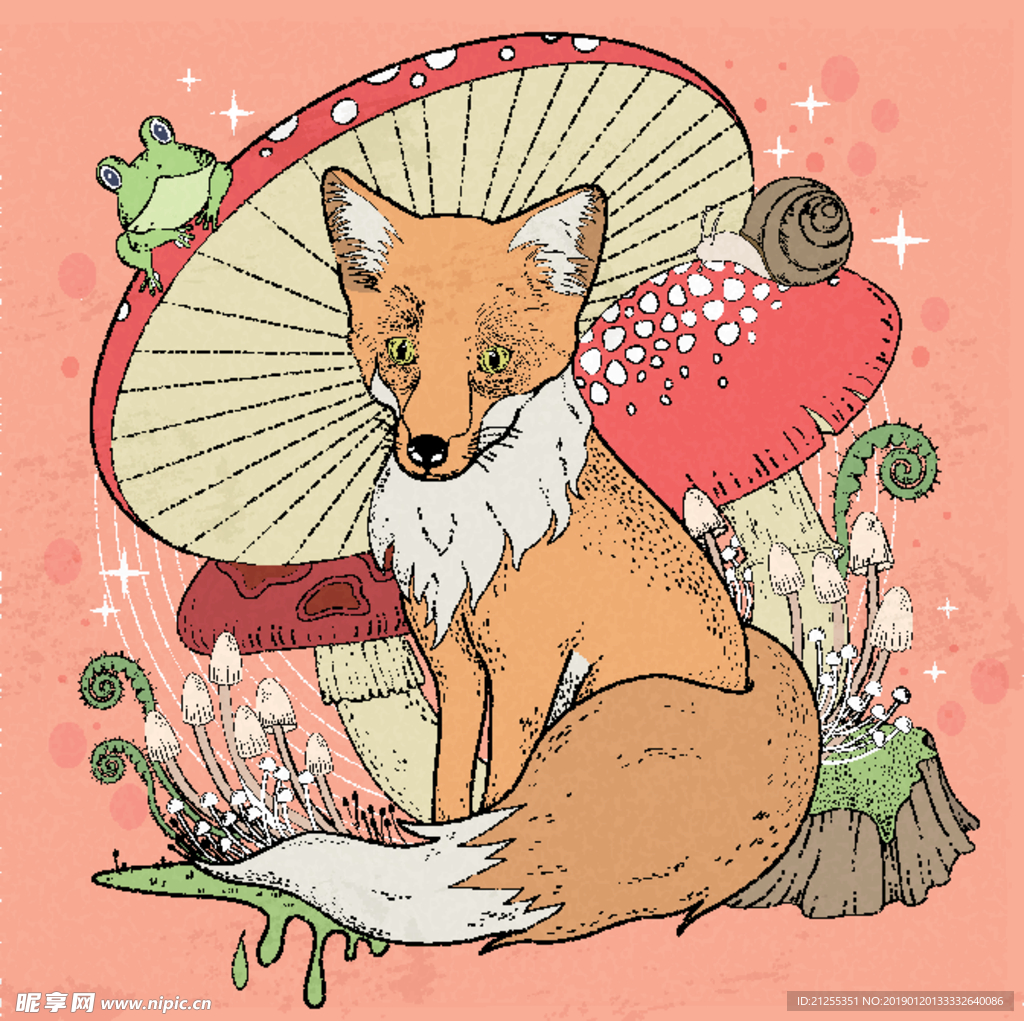 卡通动物