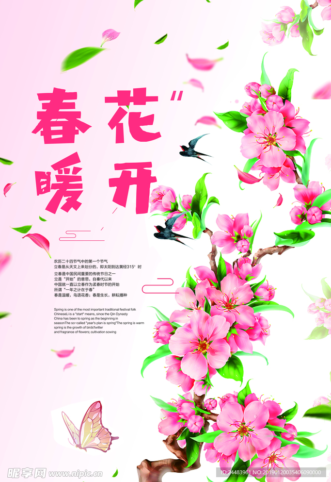 桃花蝴蝶