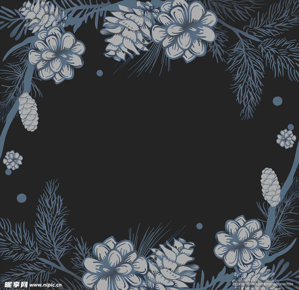 矢量花纹