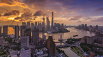 黄昏中的香港