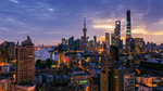 夜幕下的香港