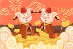 2019猪年海报
