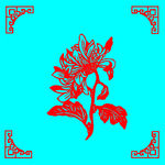 花卉剪纸