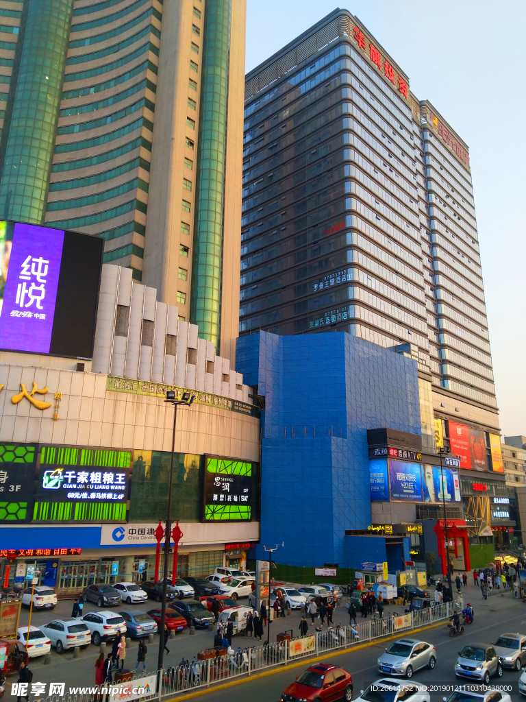 壮丽的城市高楼风景
