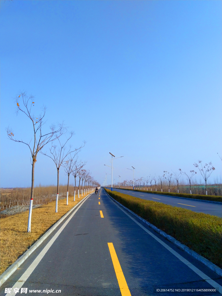 美丽的乡村道路风景