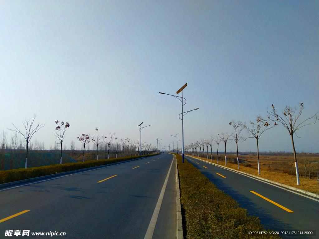 美丽的道路风景