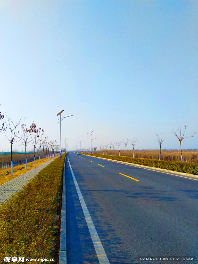 美丽的道路风景