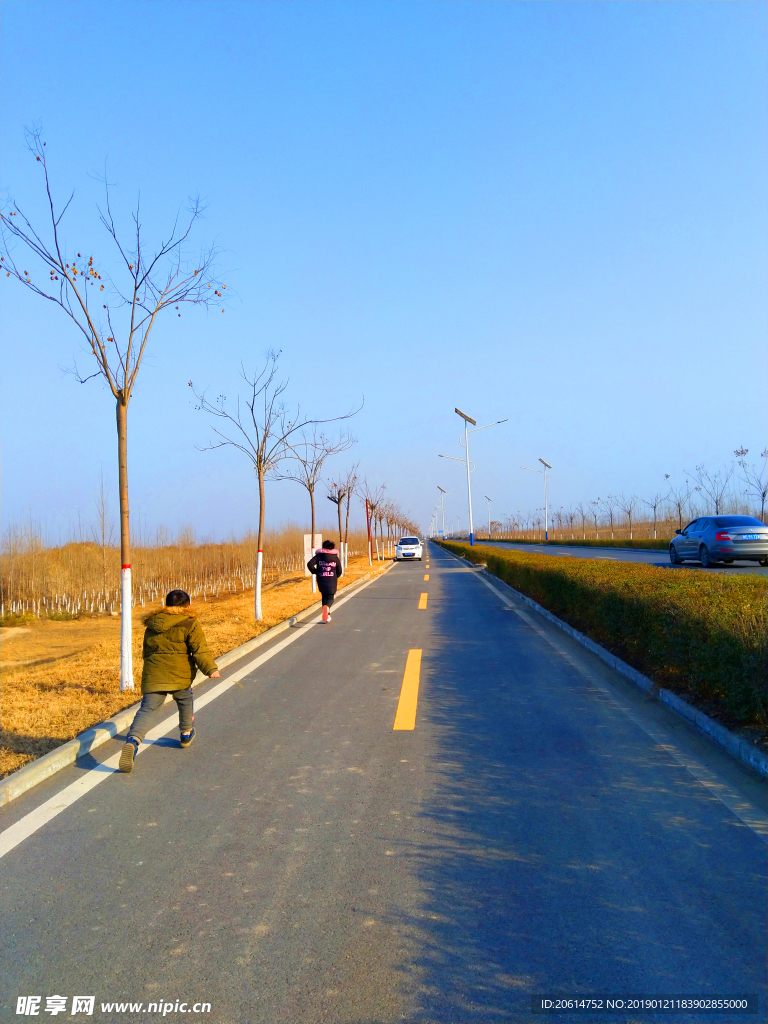 美丽的道路风景