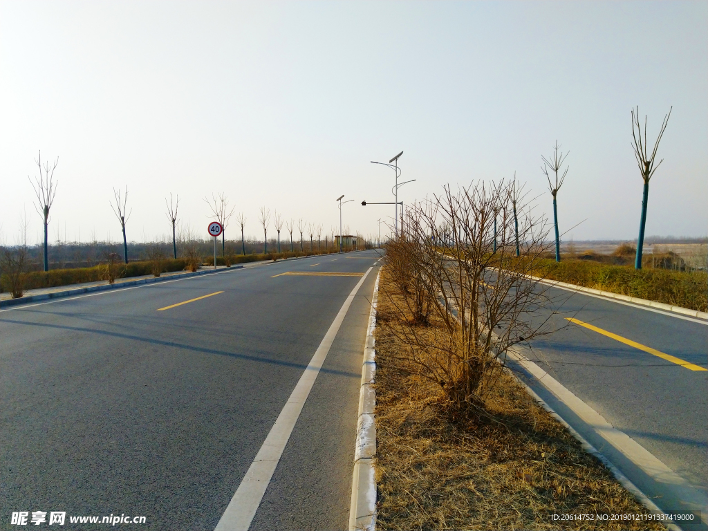 美丽的道路风景