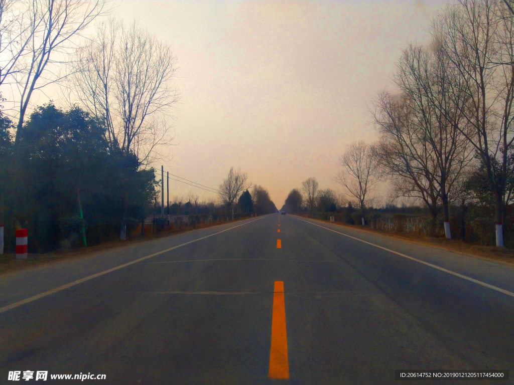 美丽的道路风景