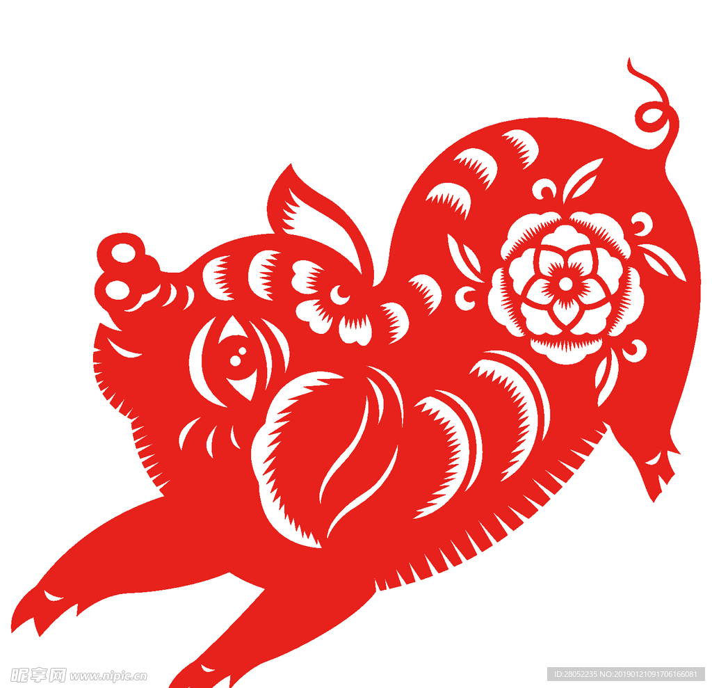 矢量猪