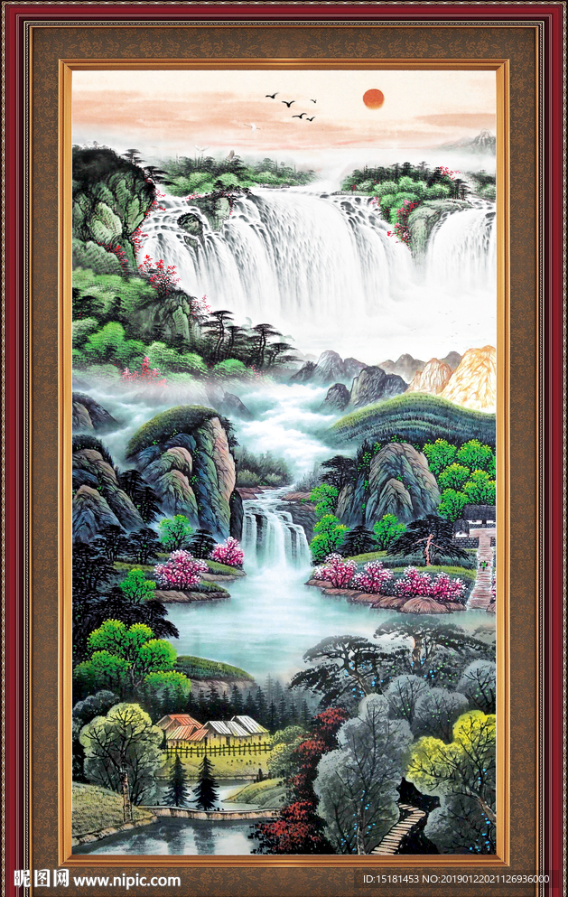 山水国画