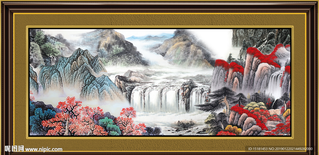 山水国画