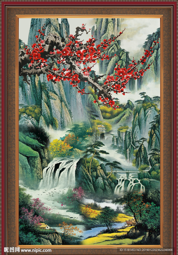 梅花国画