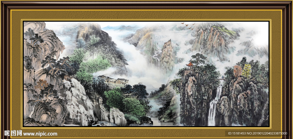 山水国画