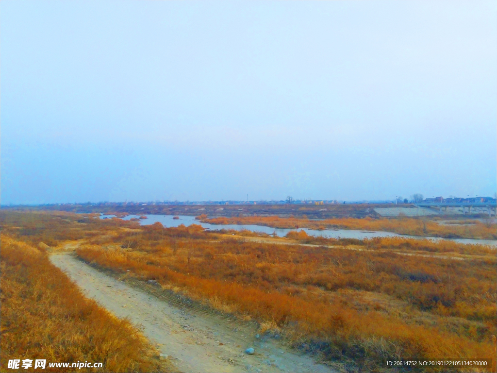 美丽的河道风景