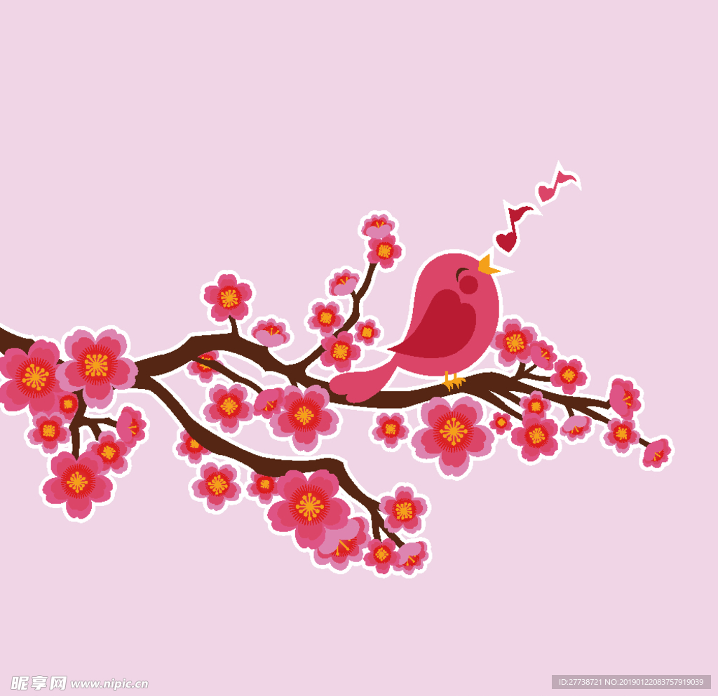 卡通手绘鸟简笔画图片