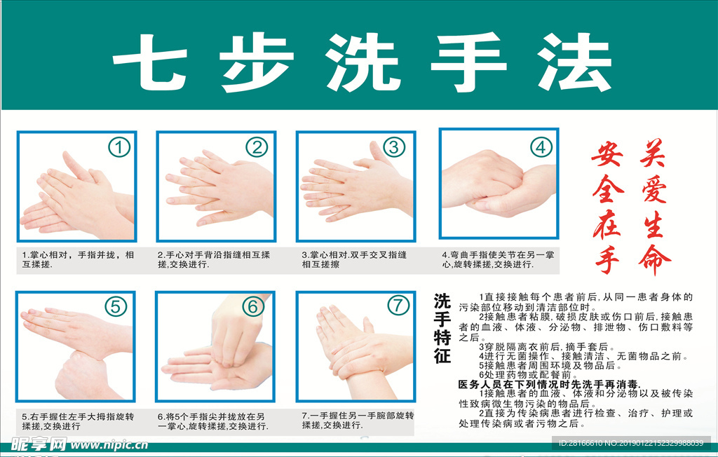 七步洗手法