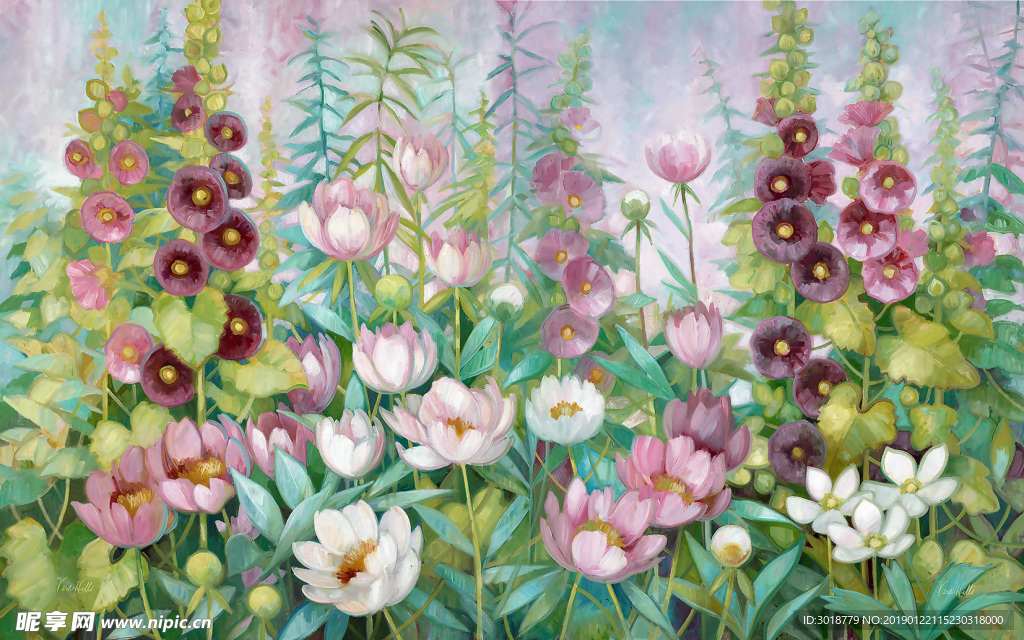 手绘花