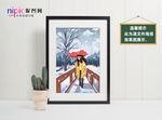 雪季女孩