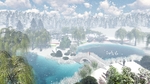 游园局部雪景效果图