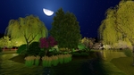 游园局部夜景效果图