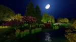 游园局部夜景效果图
