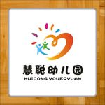 幼儿园标识标志矢量班徽校徽设计