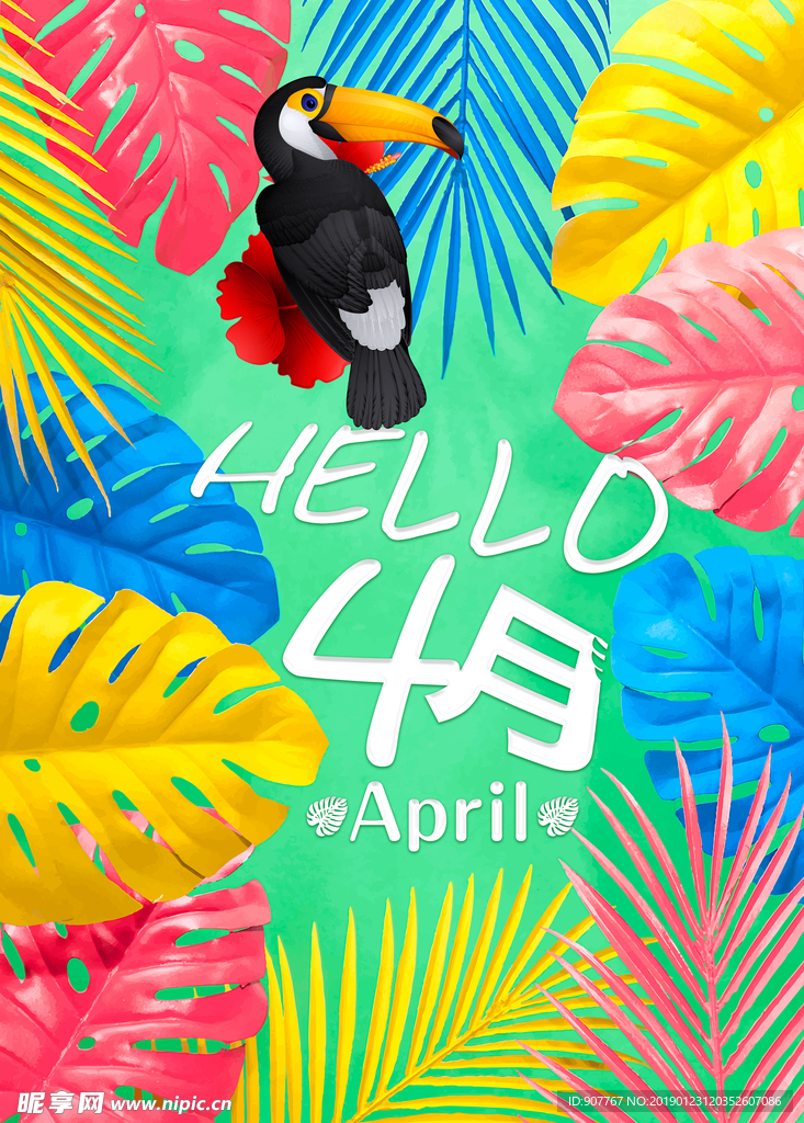 你好4月