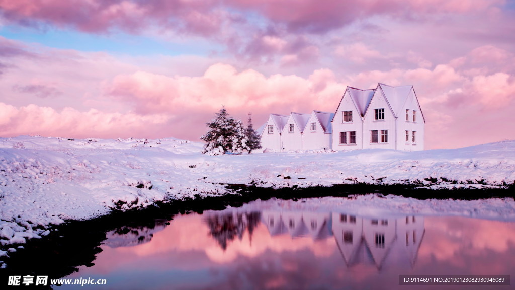 雪景小屋