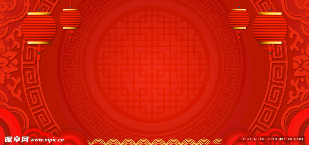 红色背景