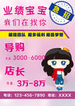 服装店 招聘海报